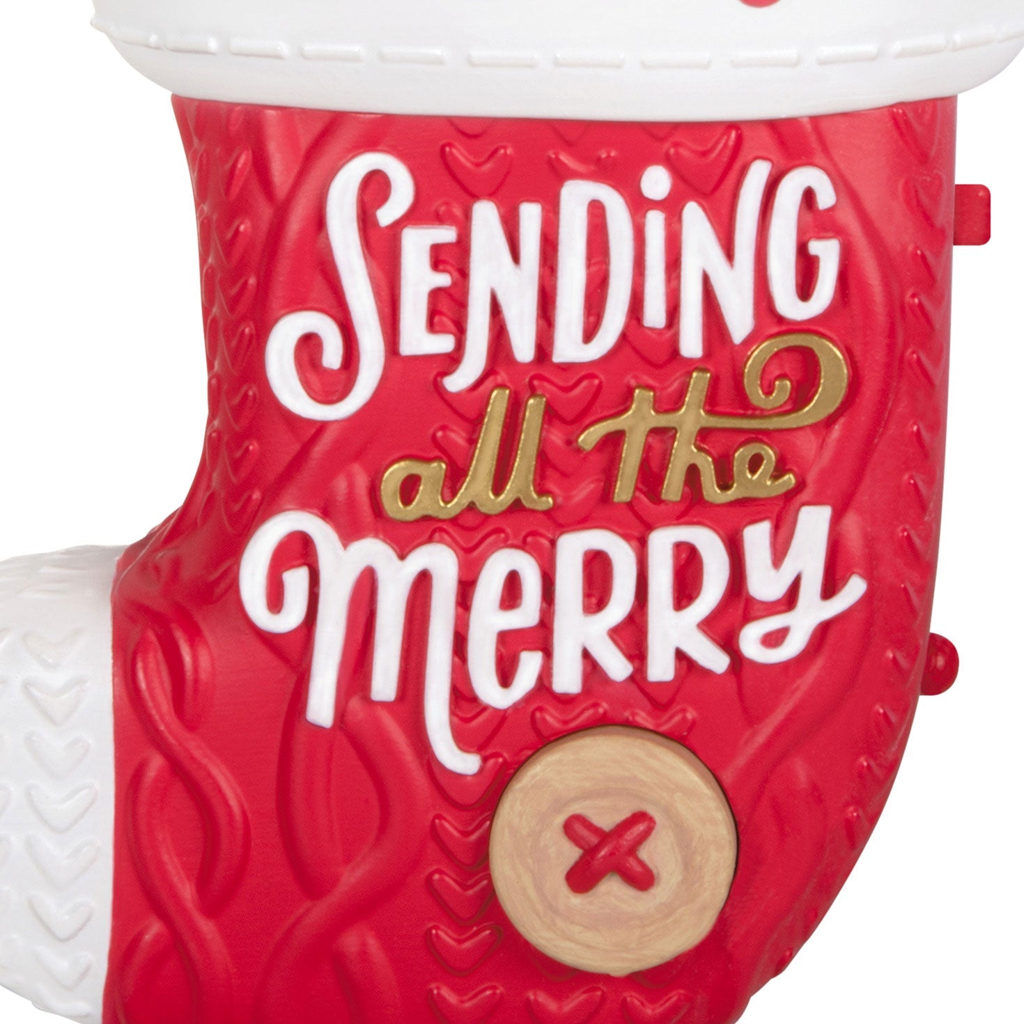 Sending All the Merry Recordable Sound 2024 Keepsake Ornament