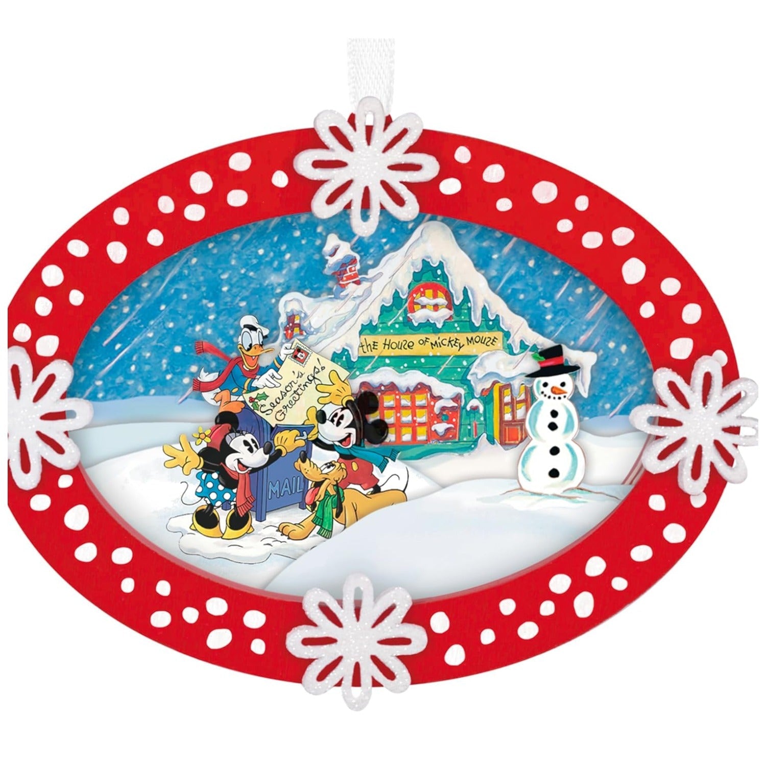 Sending Season's Greetings Disney Mickey and Friends 2025 Keepsake Ornament