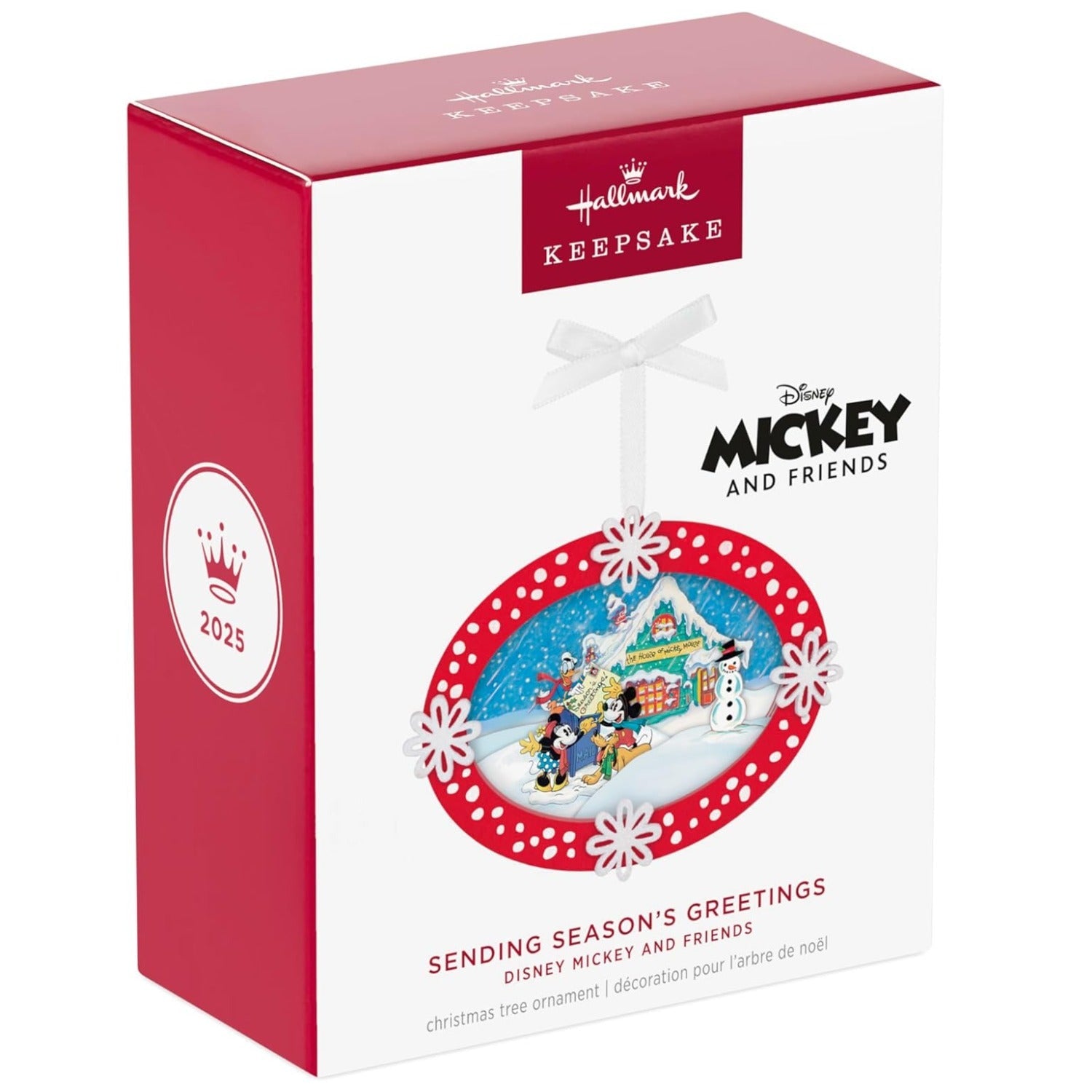 Sending Season's Greetings Disney Mickey and Friends 2025 Keepsake Ornament