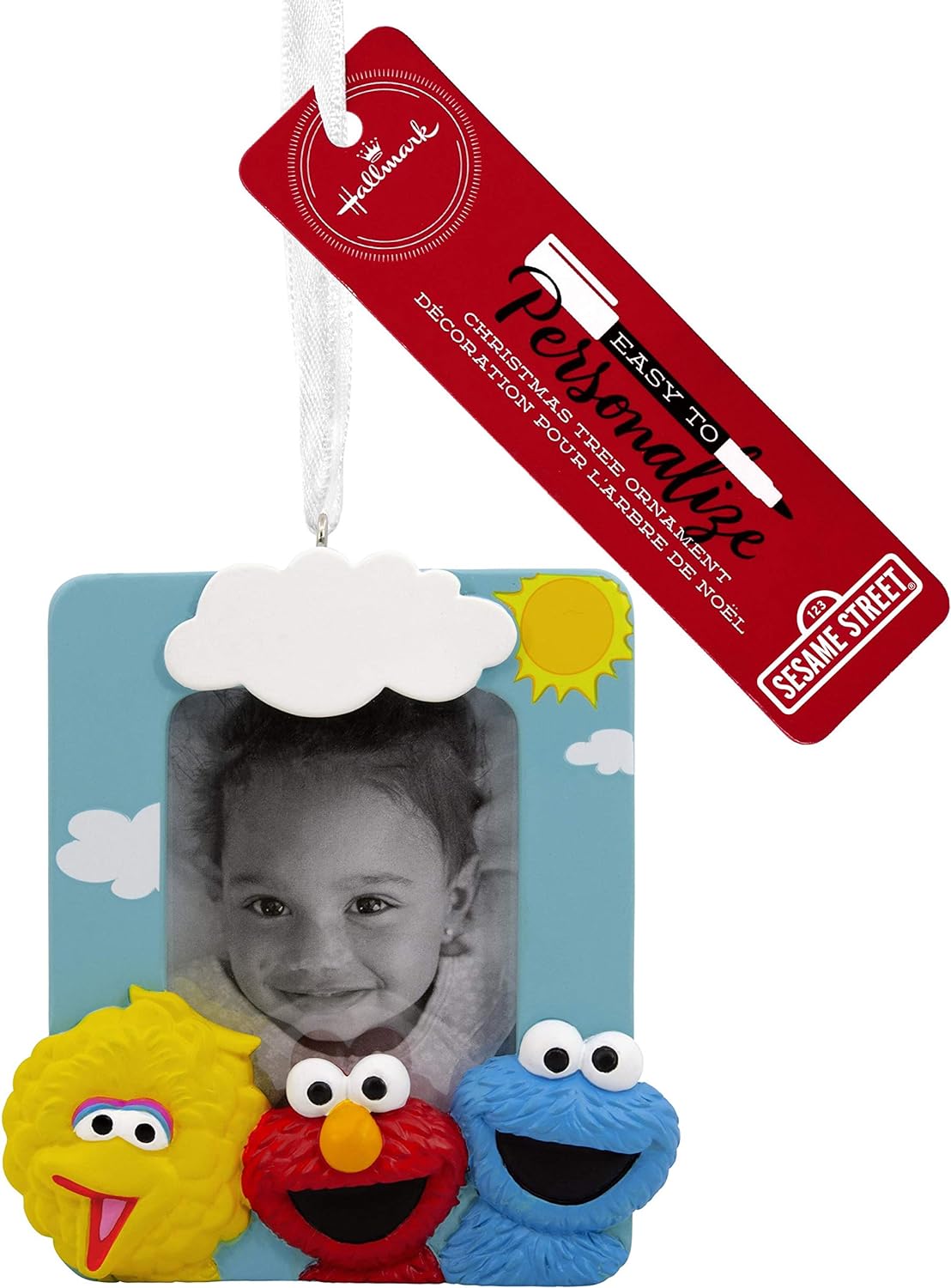 Sesame Street Personalized Picture Frame Hallmark Ornament