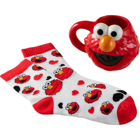 Sesame Street Set/2 Elmo Mug and Sock