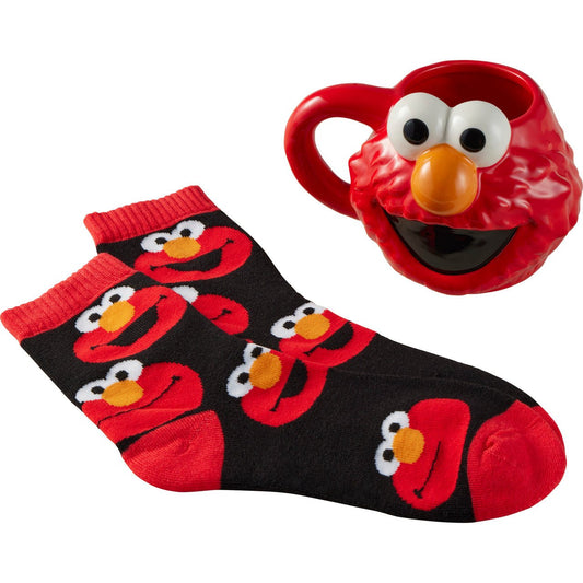 Sesame Street Set/2 Elmo Mug and Sock