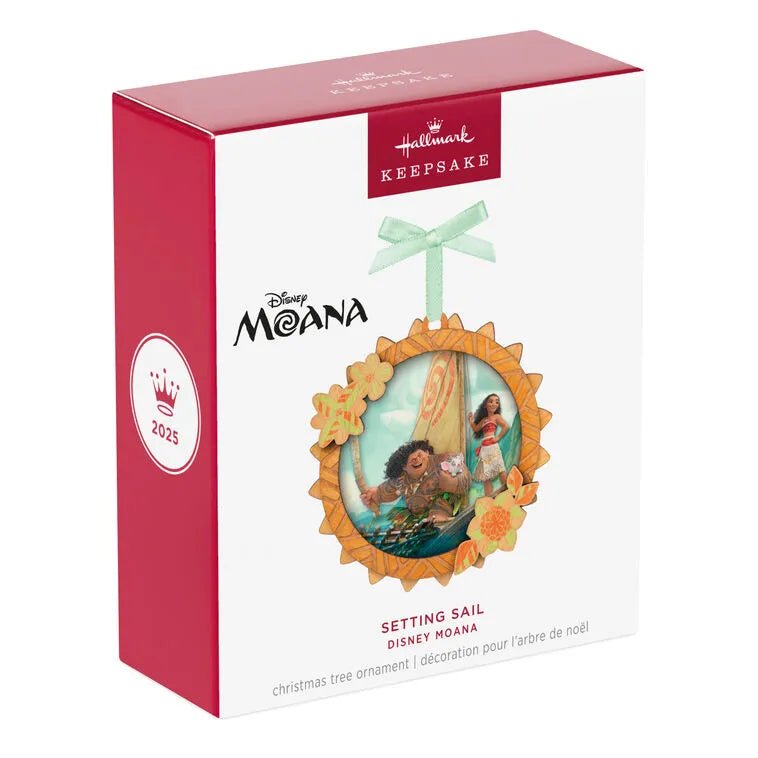 Setting Sail Disney Moana 2025 Keepsake Ornament