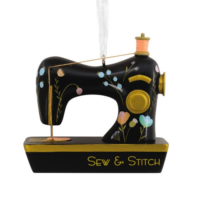 Sewing Machine Tree Trimmer Ornament