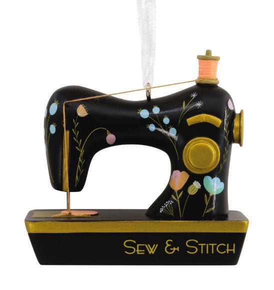 Sewing Machine Tree Trimmer Ornament