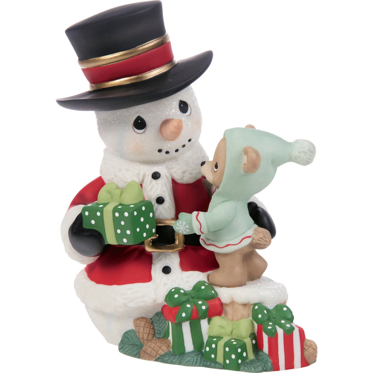 Sharing The Gift Of Love At Christmastime Annual Snowman Figurine