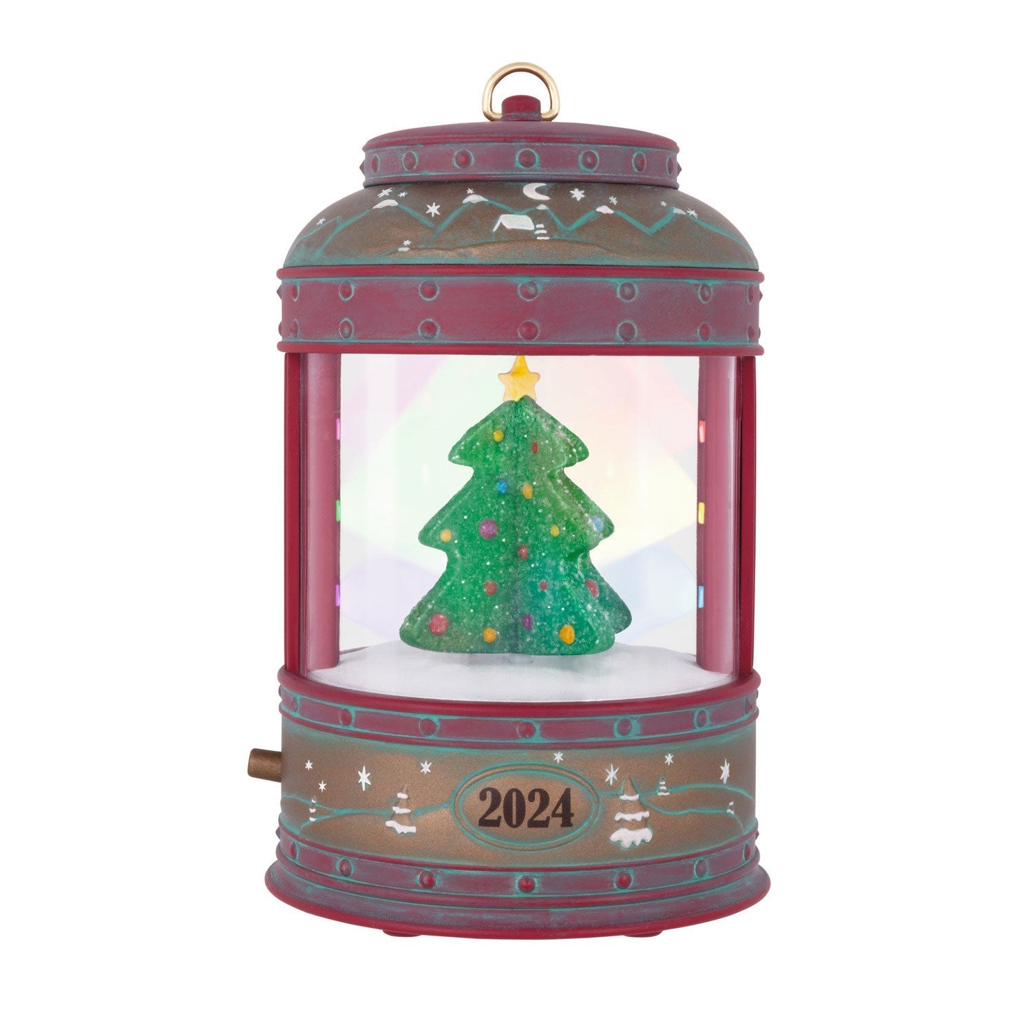 Shimmering Lantern 2024 Musical Keepsake Ornament and Motion