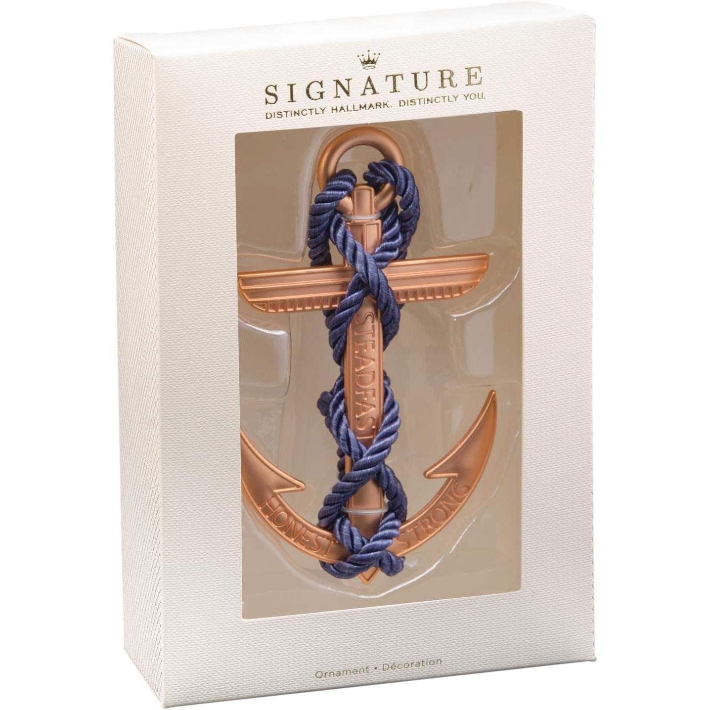 Signature Anchor Metal Hallmark Ornament