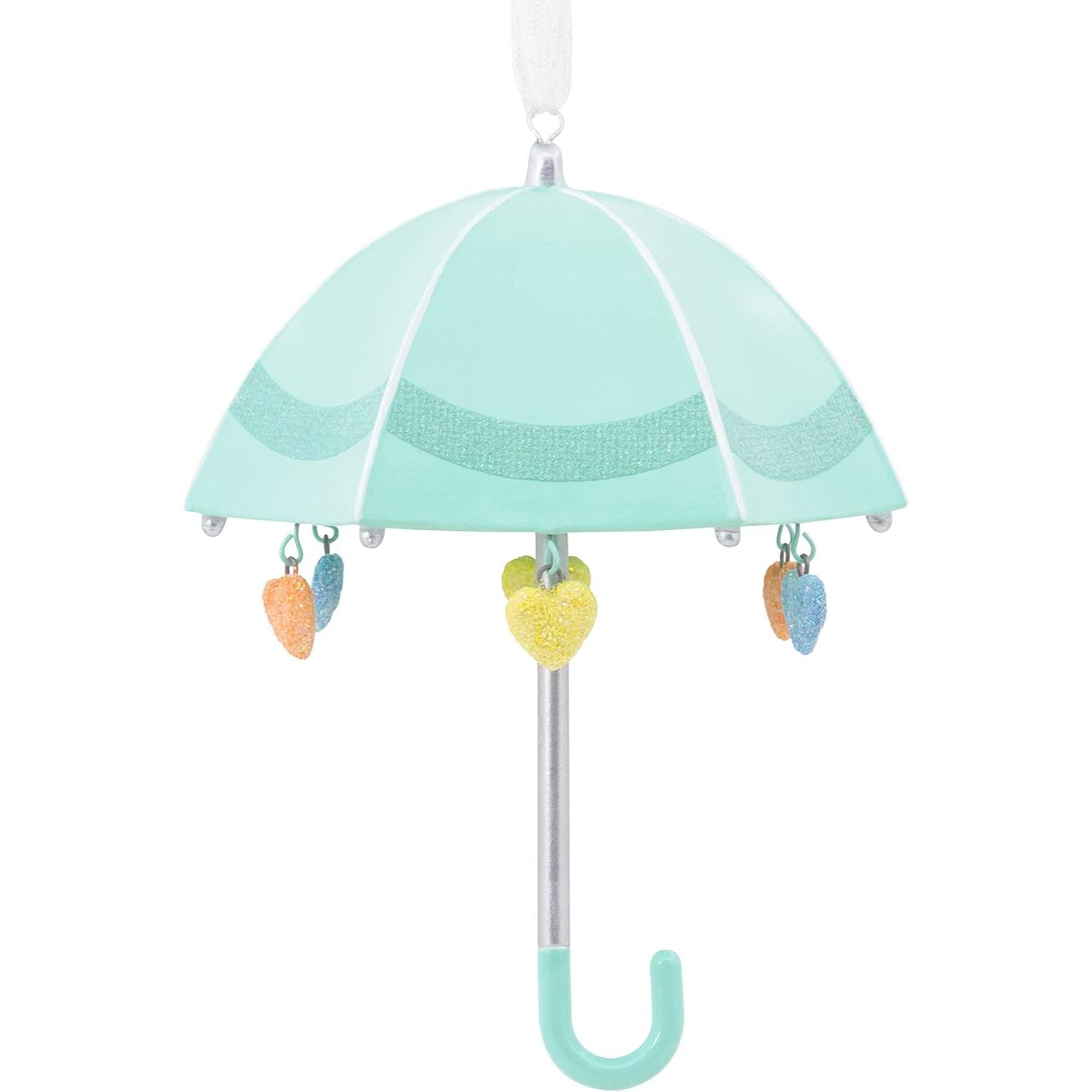 Signature Baby Umbrella Porcelain Hallmark Ornament