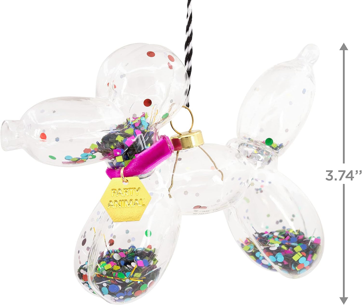 Signature Balloon Dog Premium Glass Hallmark Ornament