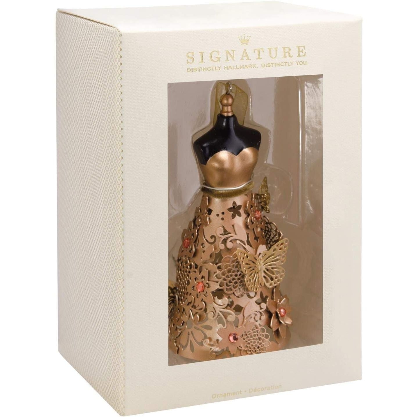 Signature Butterfly Dress, Metal Hallmark Ornament