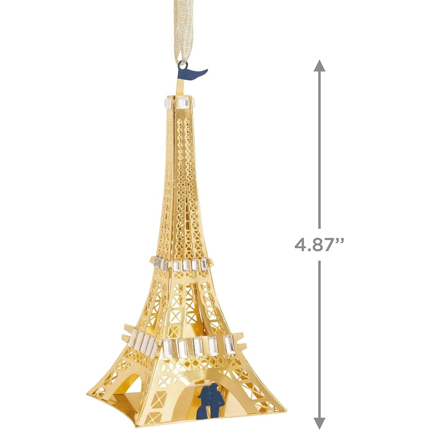 Signature Eiffel Tower Metal Hallmark Ornament