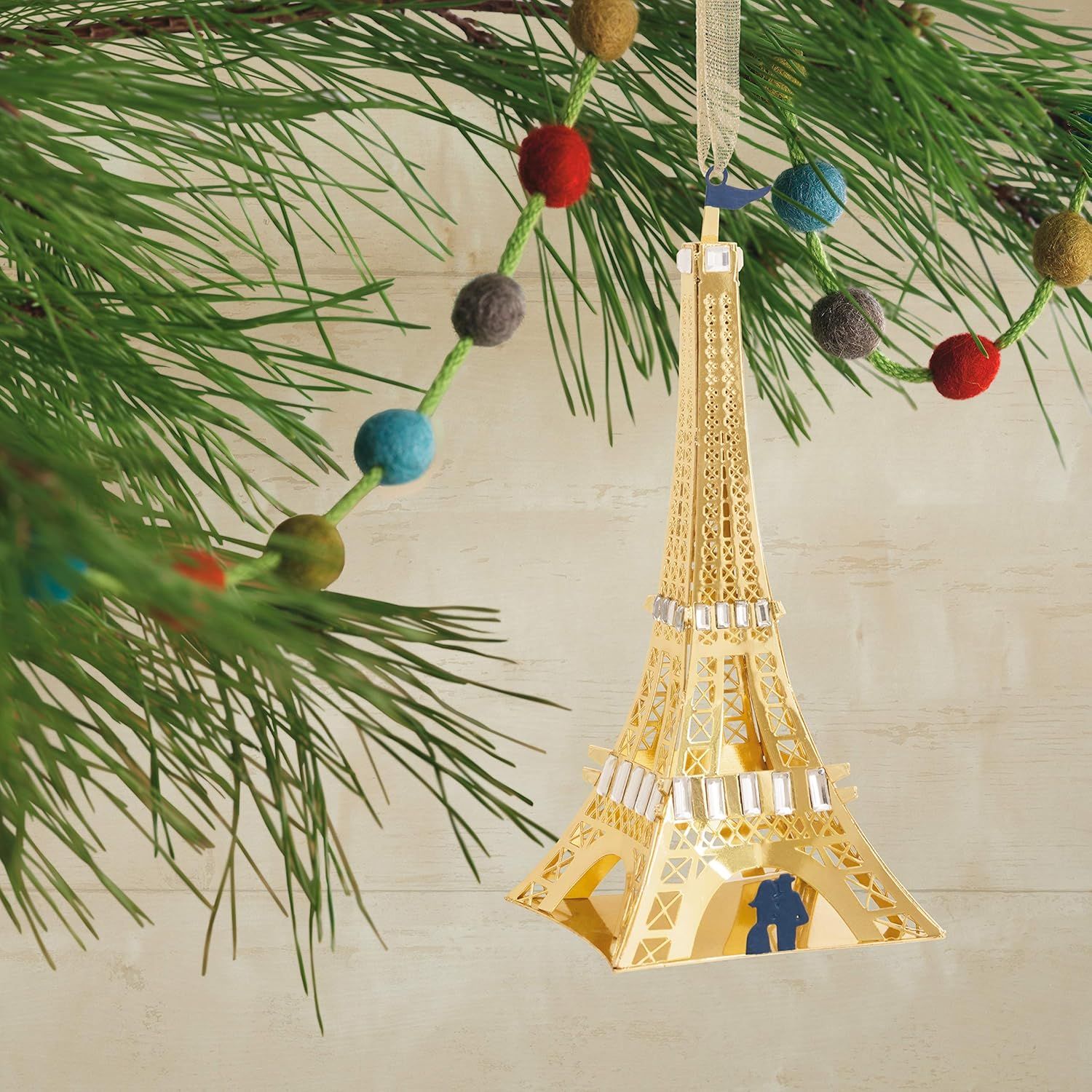 Signature Eiffel Tower Metal Hallmark Ornament