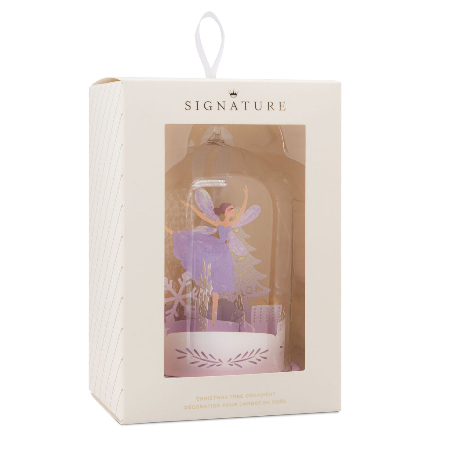 Signature Fairy Cloche Glass and Paper Hallmark Ornament