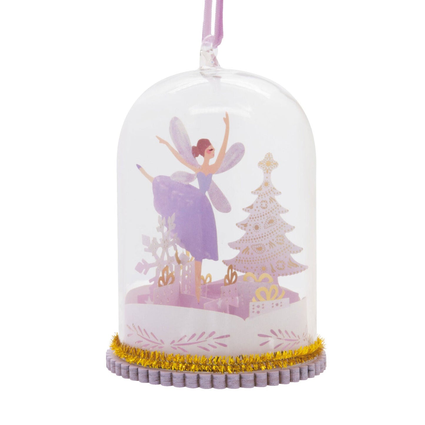 Signature Fairy Cloche Glass and Paper Hallmark Ornament