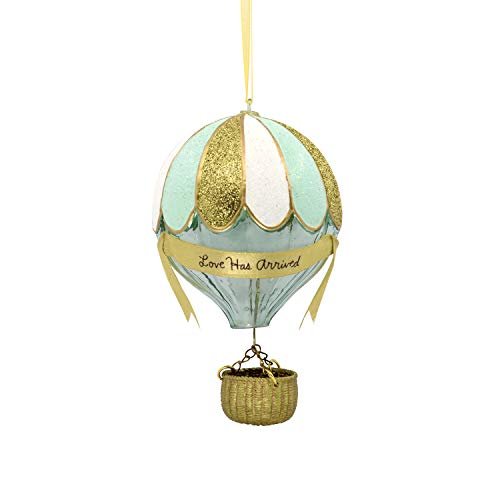 Signature Hot Air Balloon Glass Hallmark Ornament