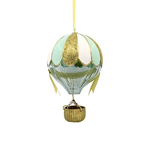 Signature Hot Air Balloon Glass Hallmark Ornament