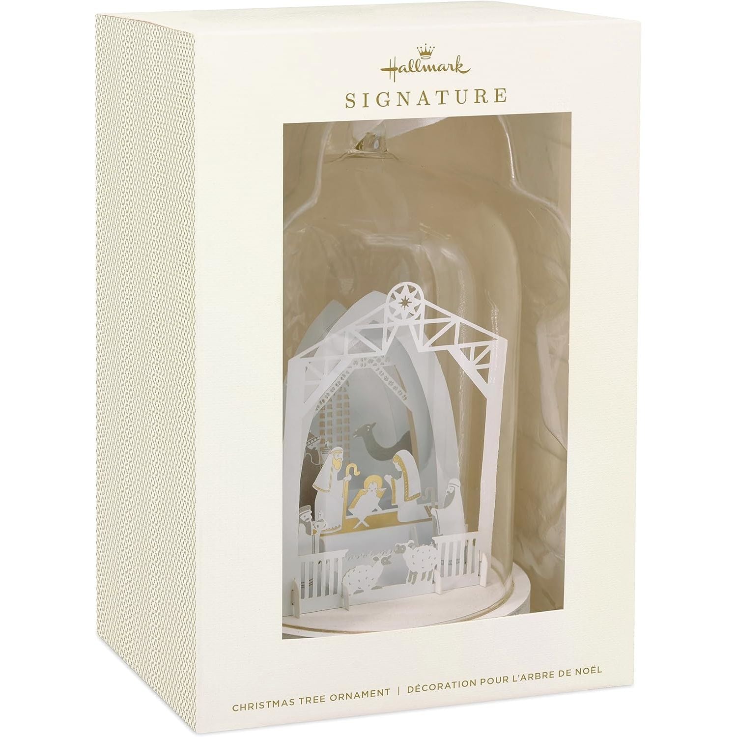 Signature Nativity Glass Cloche Hallmark Ornament