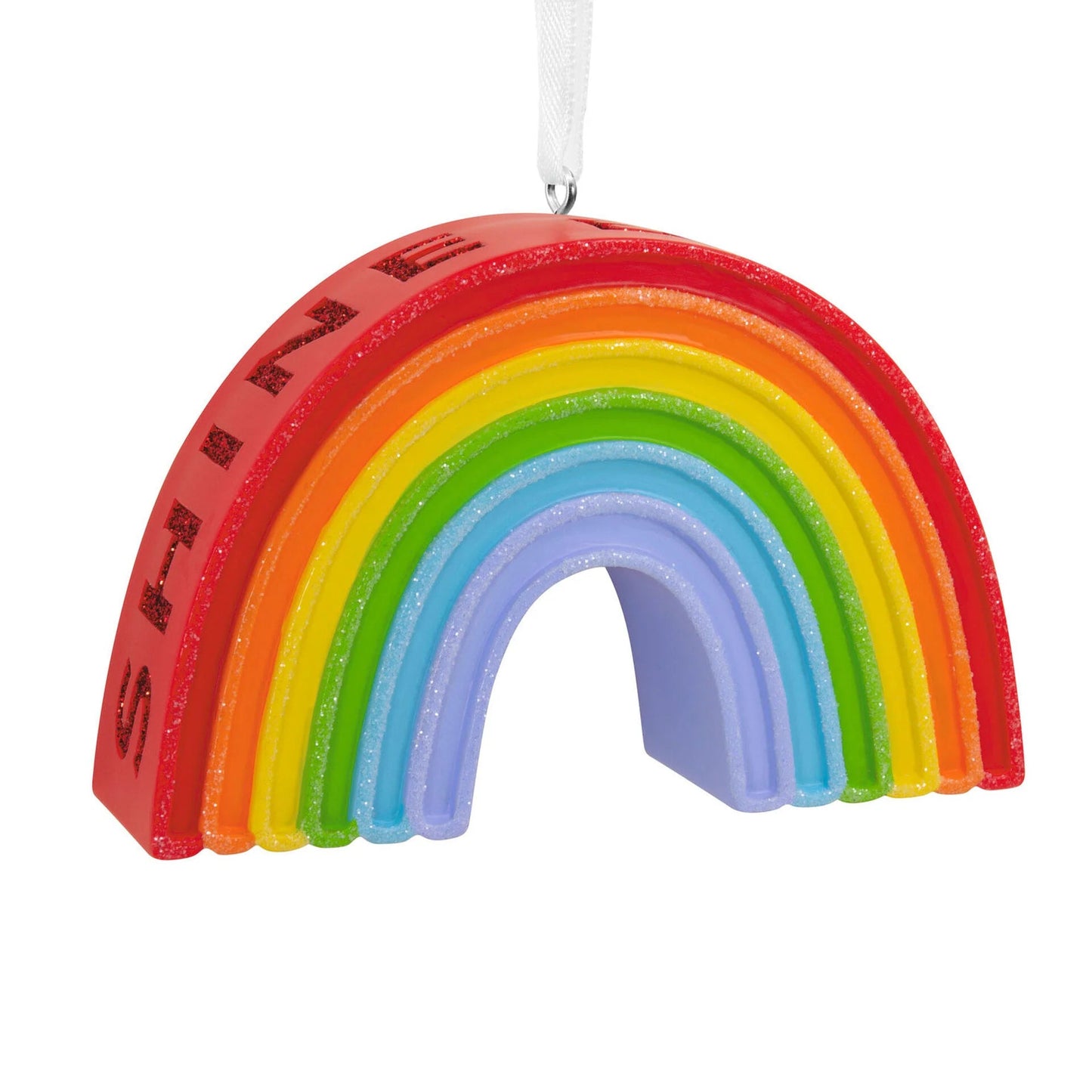 Signature "Shine Bright" Rainbow Hallmark Ornament