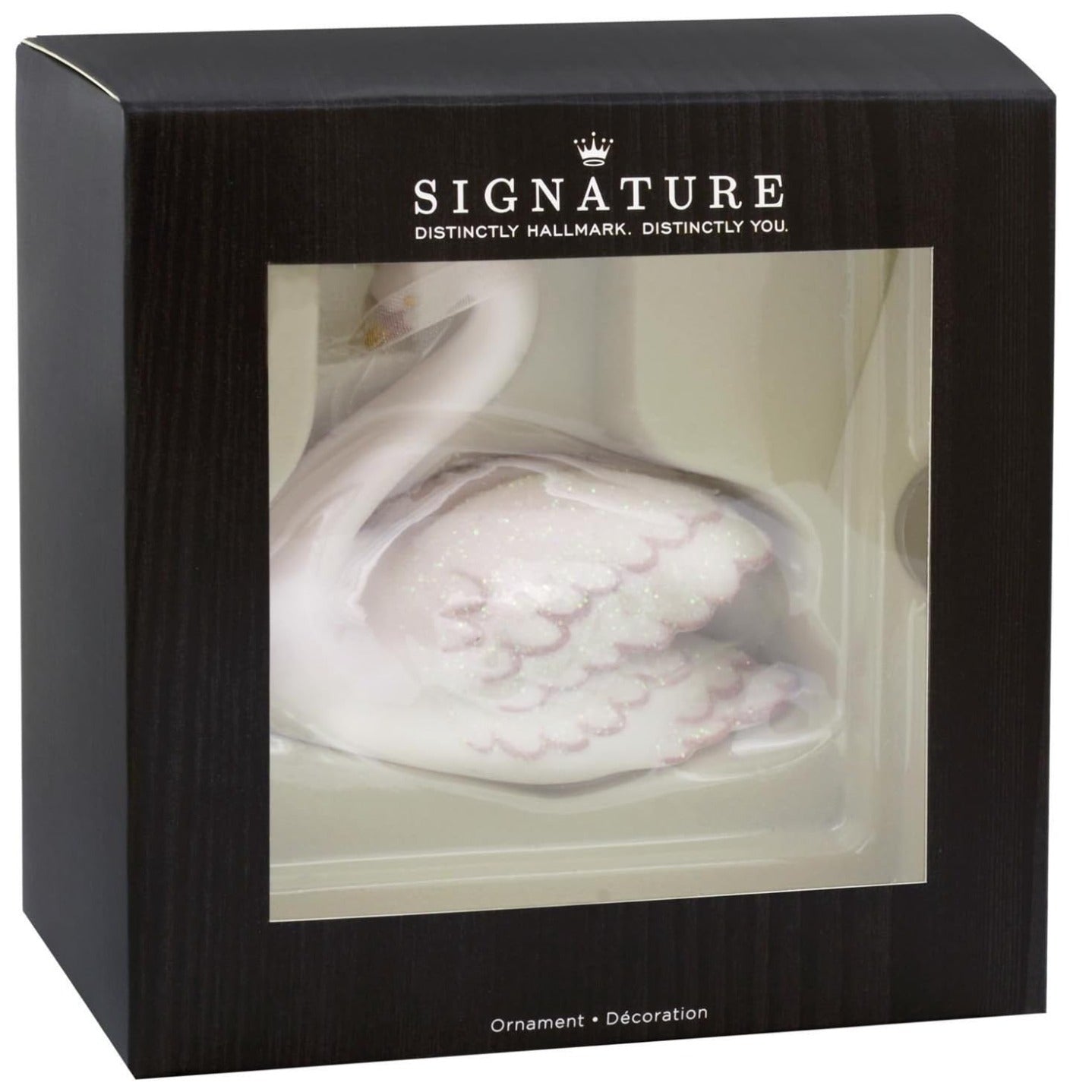 Signature Swan Beauty Porcelain Hallmark Ornament