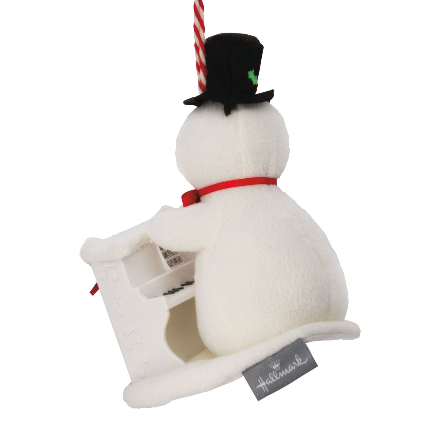 Sing-Along Showman Snowman 2023 Fabric Hallmark Ornament