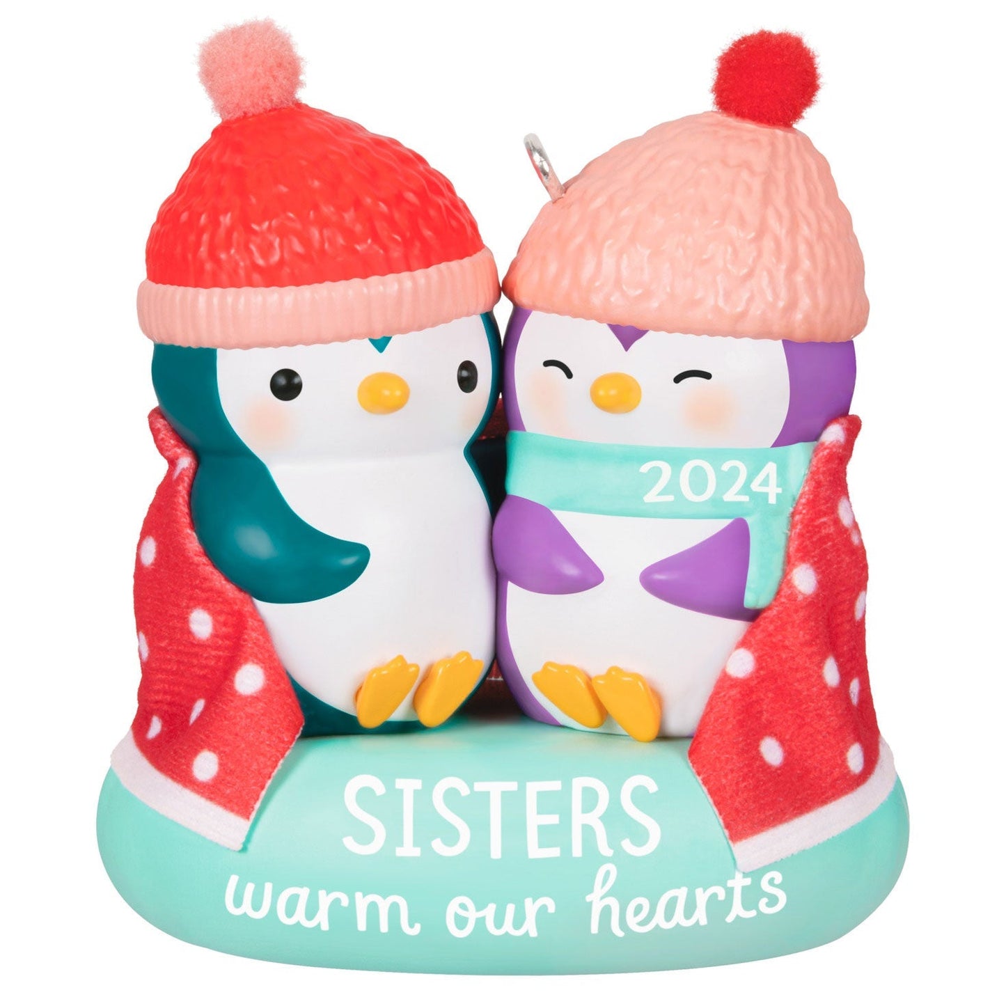 Sisters Warm Our Hearts 2024 Keepsake Ornament