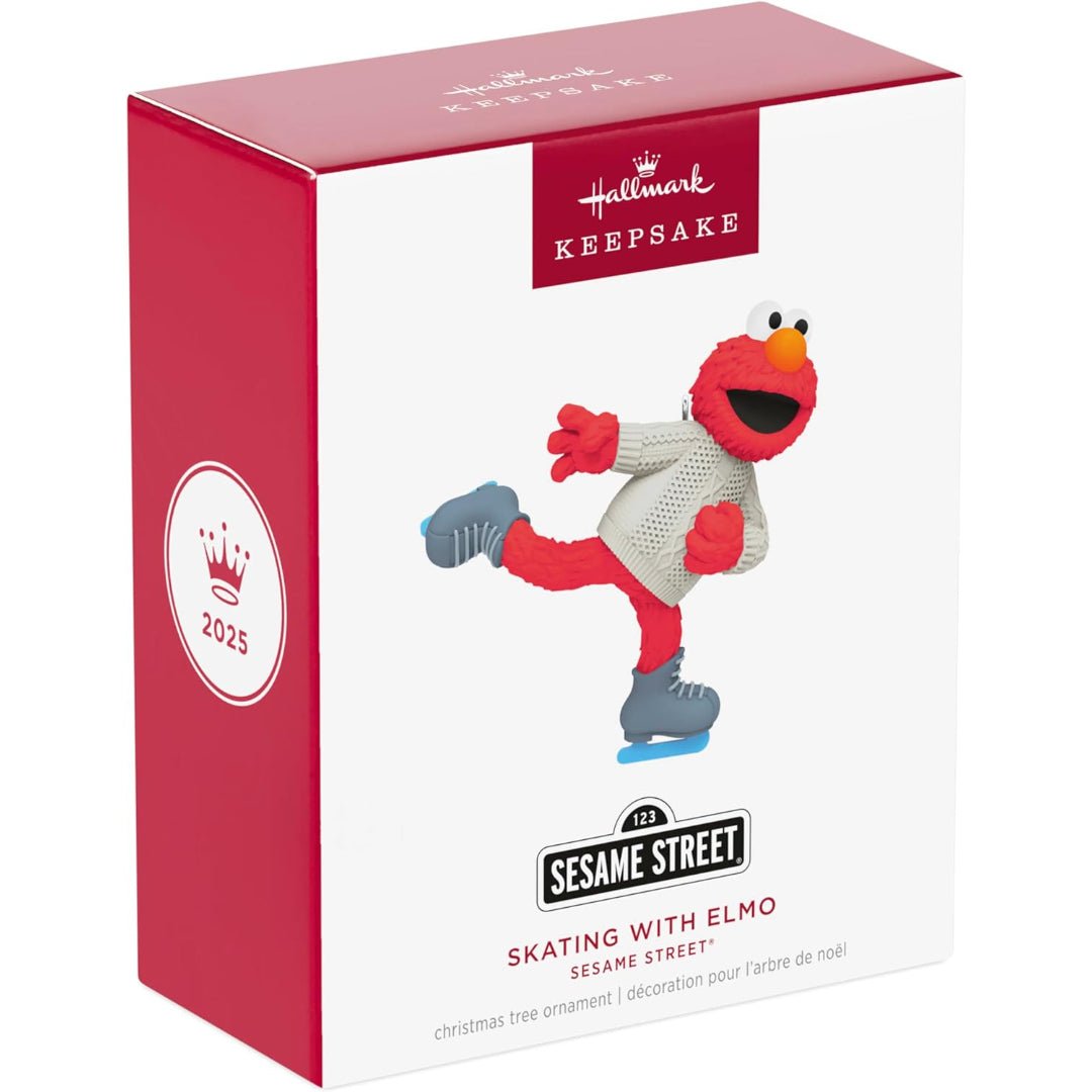 Skating With Elmo Sesame Street 2025 Keepsake Ornament