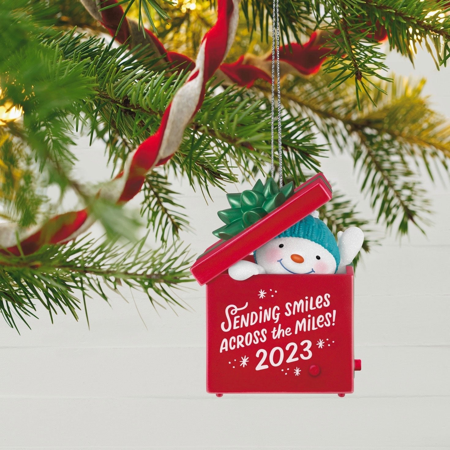 Smiles Across the Miles 2023 Recordable Sound, 2023 Keepsake Ornament