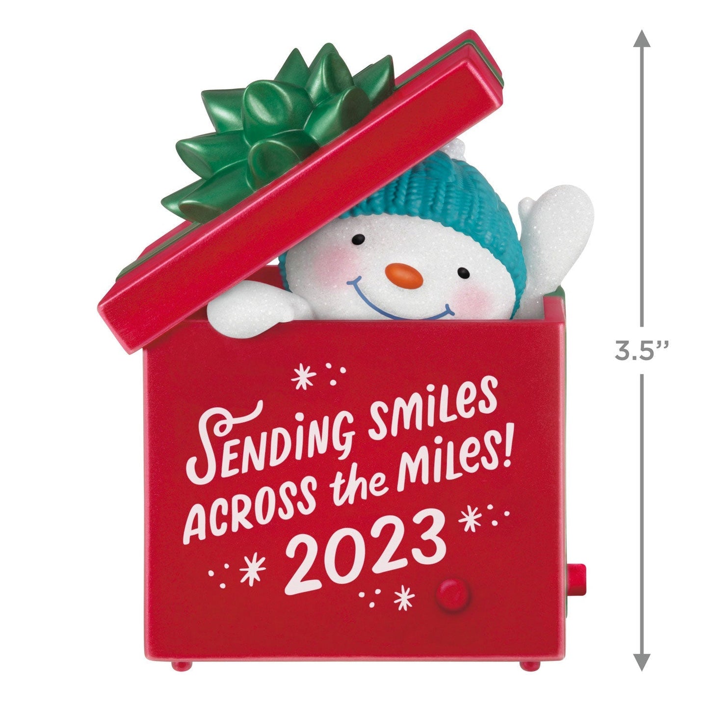 Smiles Across the Miles 2023 Recordable Sound, 2023 Keepsake Ornament