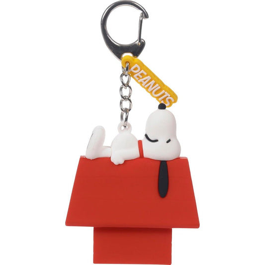 Snoopy on Doghouse Backpack Clip