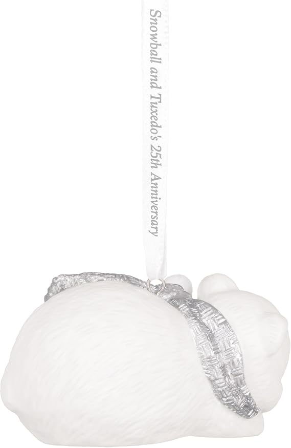 Snowball and Tuxedo 25th Anniversary 2025 Keepsake Ornament