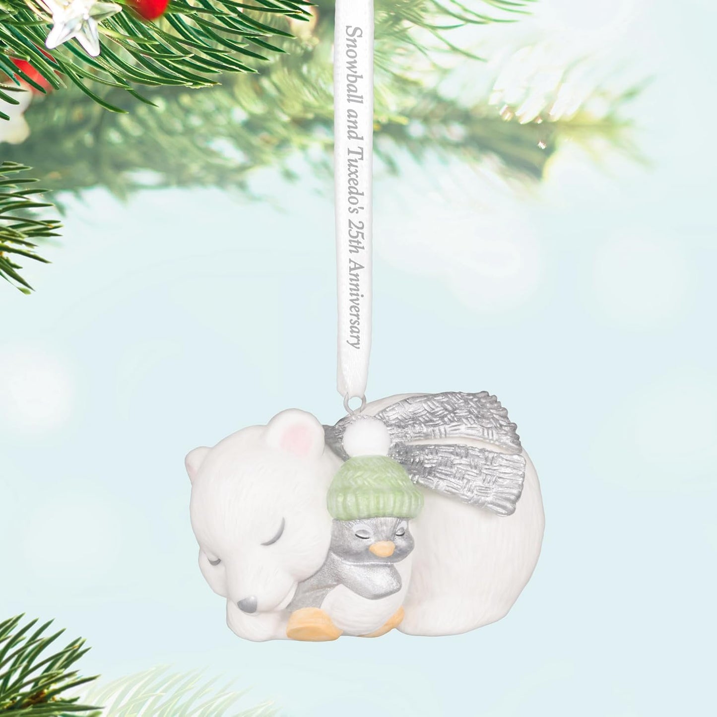 Snowball and Tuxedo 25th Anniversary 2025 Keepsake Ornament