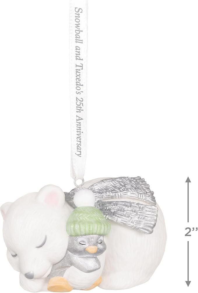 Snowball and Tuxedo 25th Anniversary 2025 Keepsake Ornament