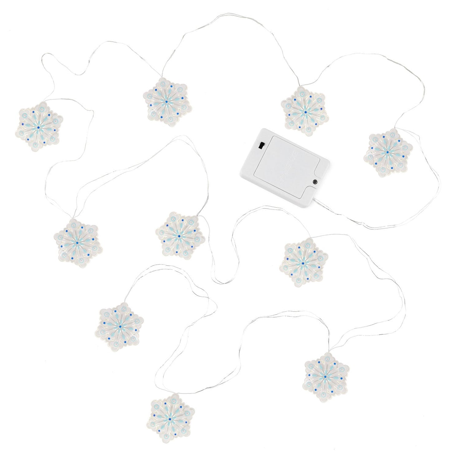 Snowflake 10 Light Christmas String Lights