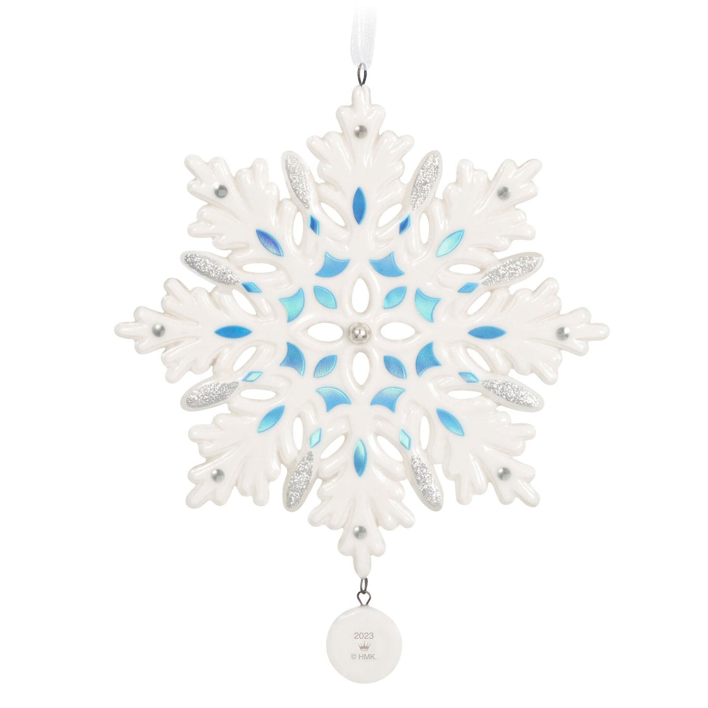 Snowflake, Porcelain, 2023 Keepsake Ornament