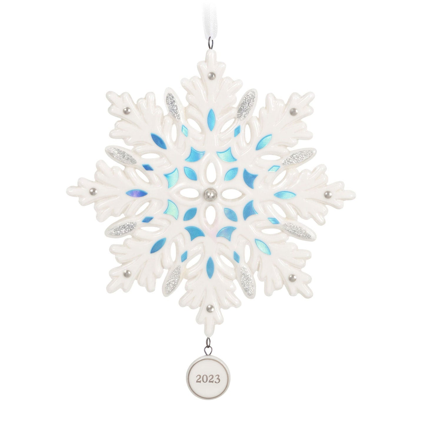 Snowflake, Porcelain, 2023 Keepsake Ornament