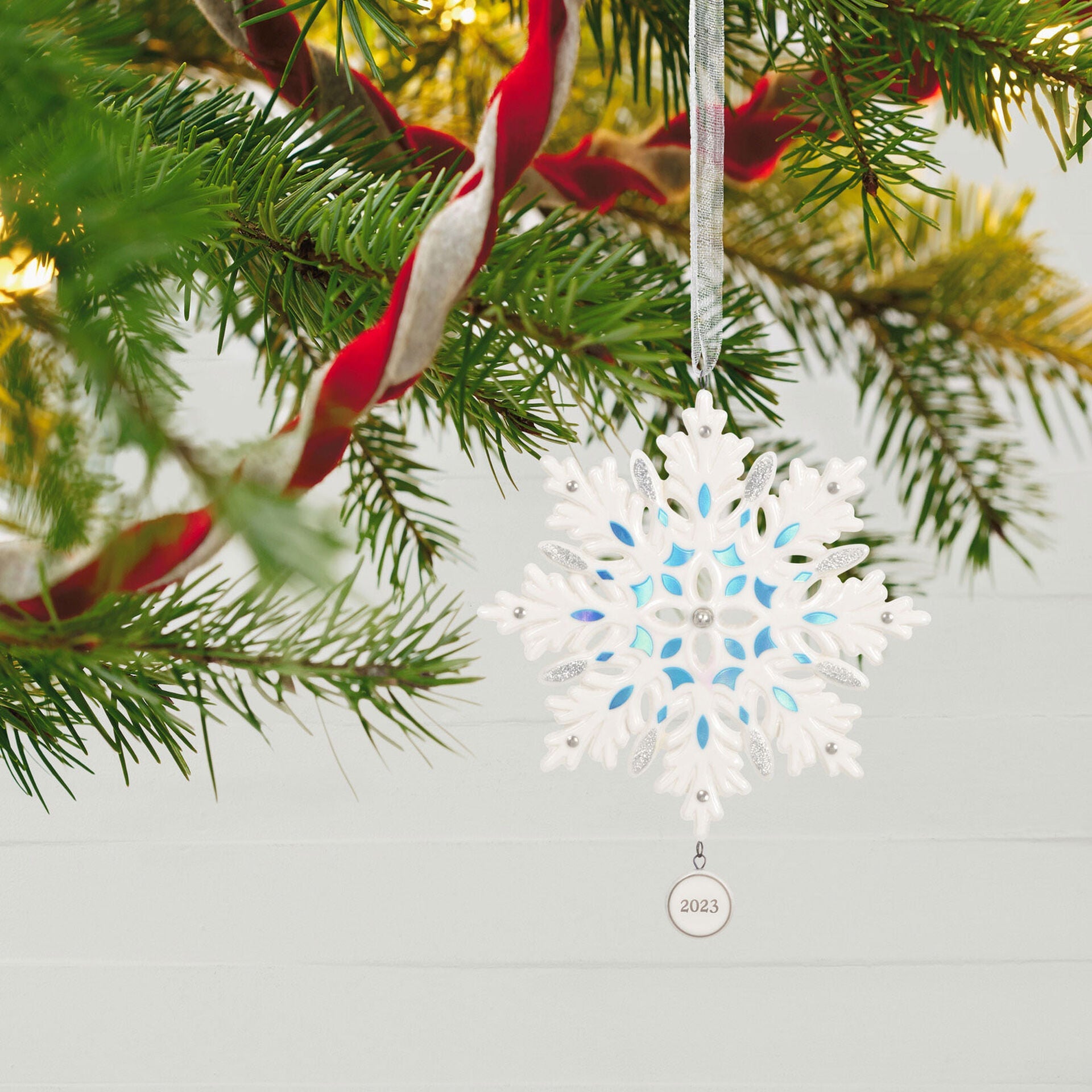 Snowflake, Porcelain, 2023 Keepsake Ornament