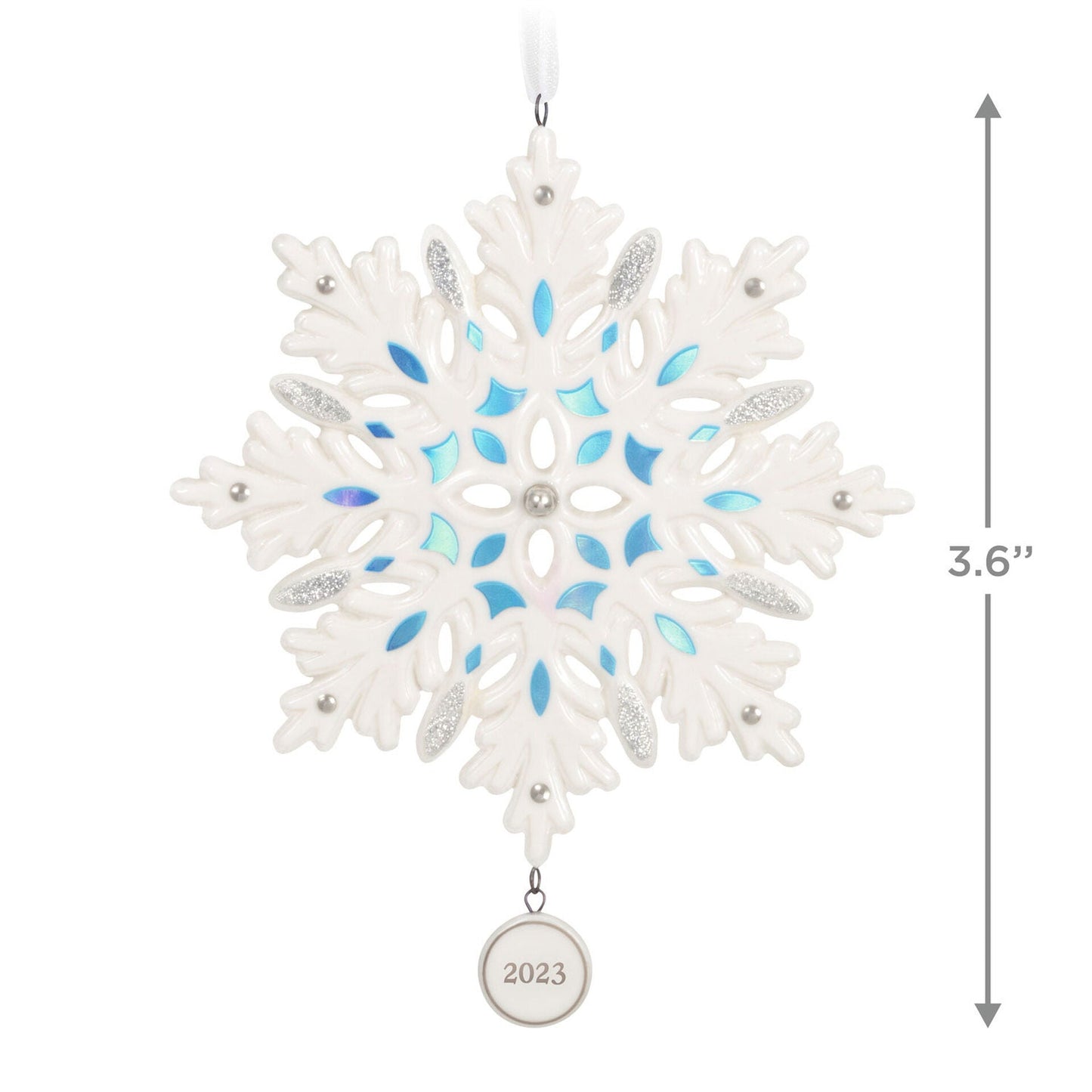 Snowflake, Porcelain, 2023 Keepsake Ornament