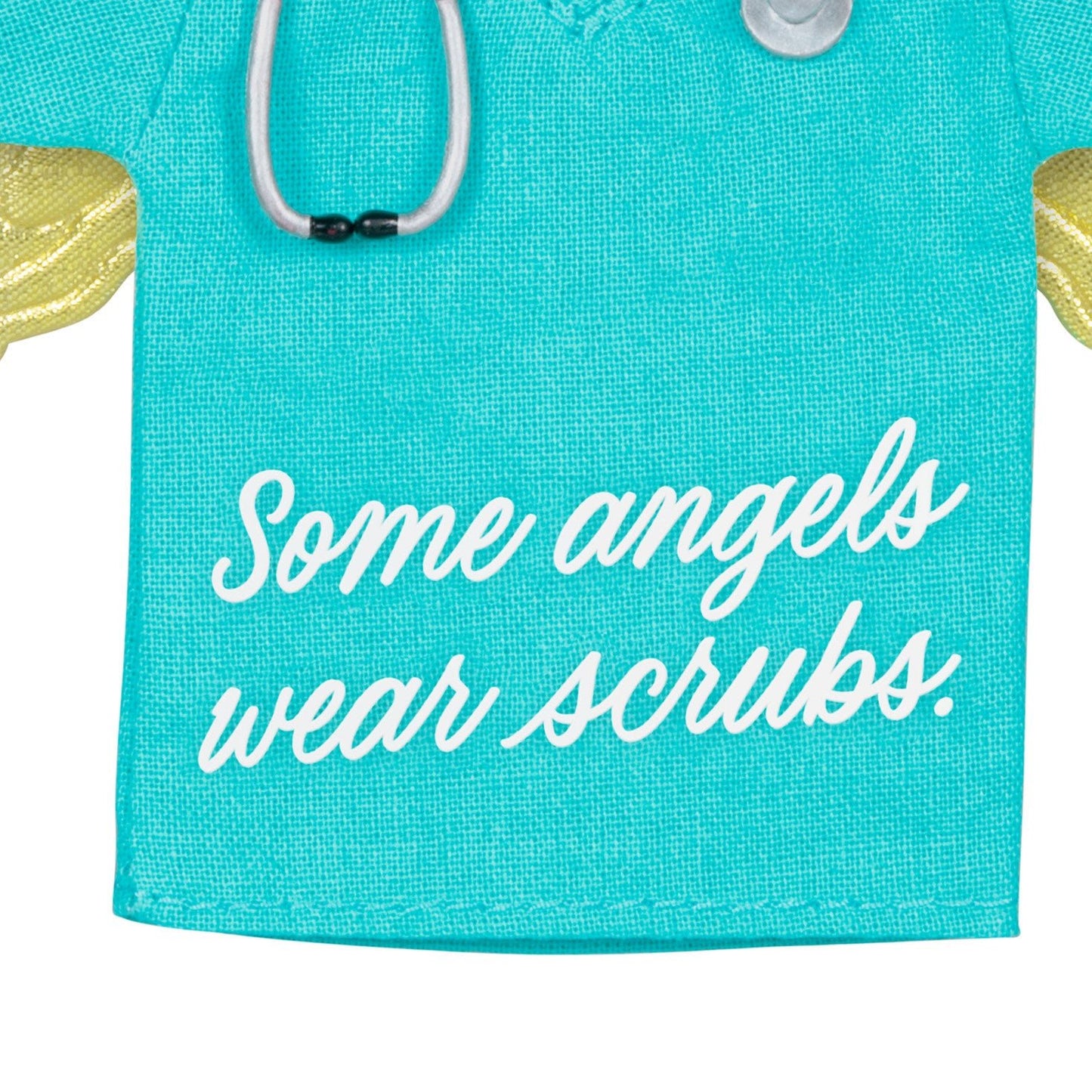 Some Angels Wear Scrubs 2024 Keepsake Ornament