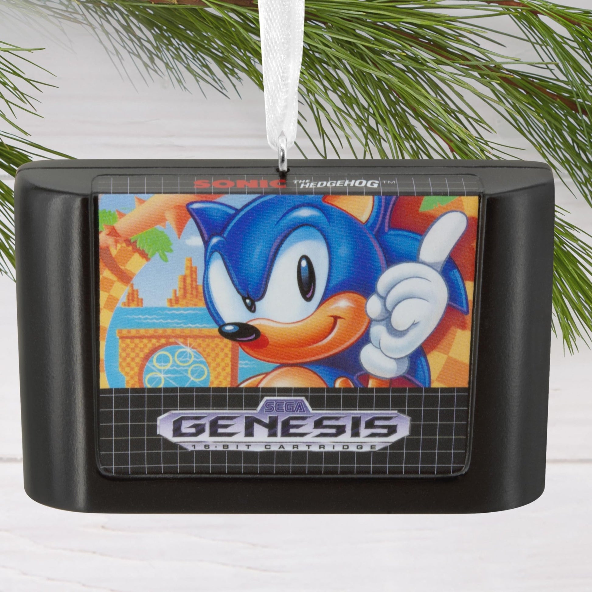 Sonic The Hedgehog Game Cartridge Hallmark Ornament