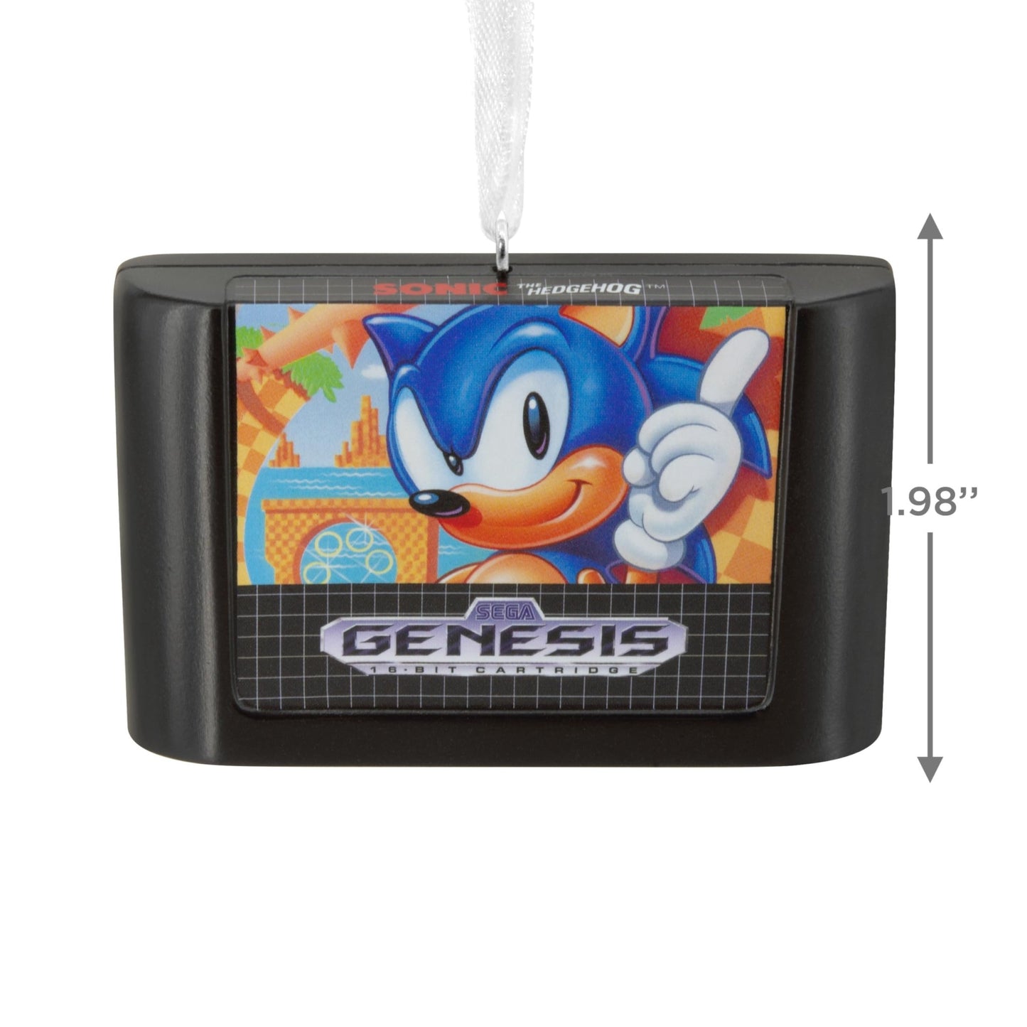 Sonic The Hedgehog Game Cartridge Hallmark Ornament