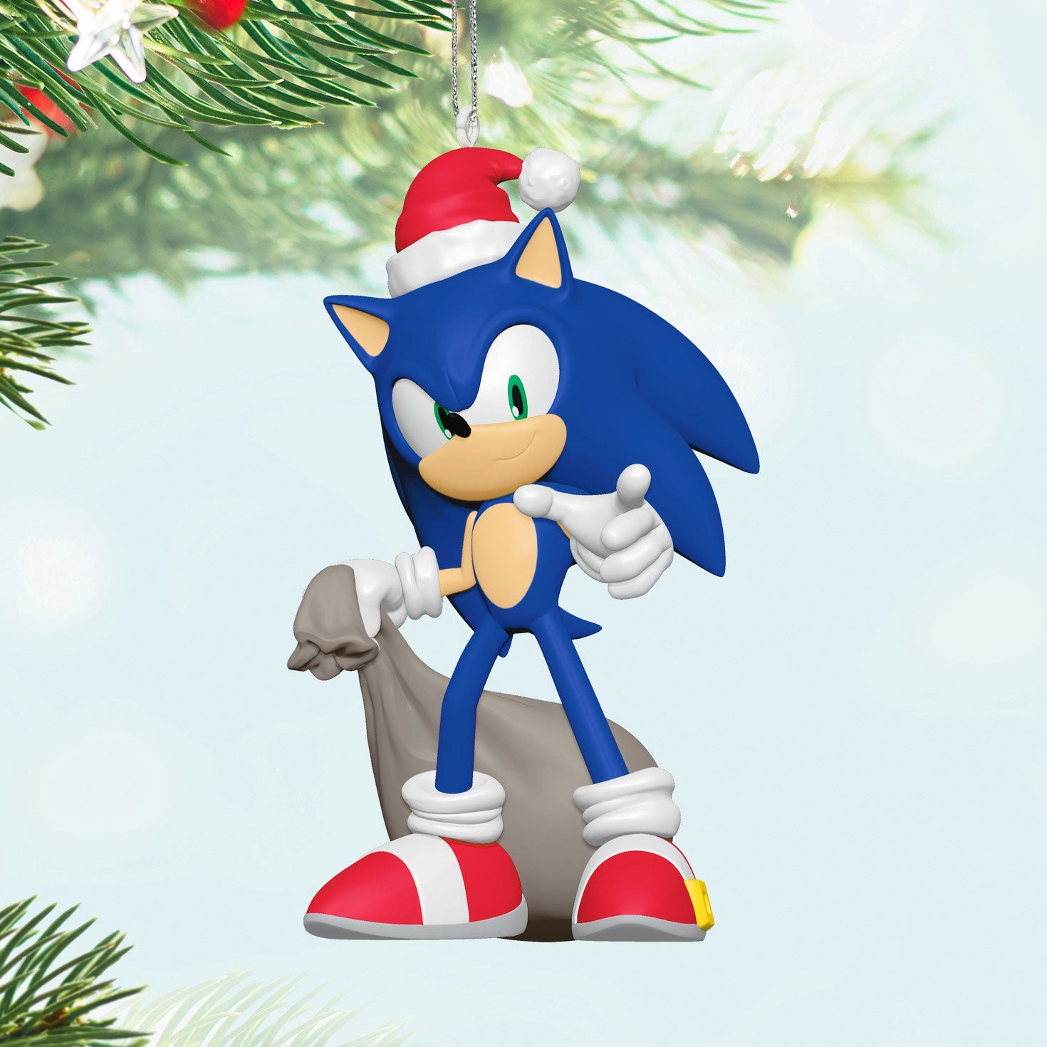 Sonic the Hedgehog Santa Sonic 2024 Keepsake Ornament