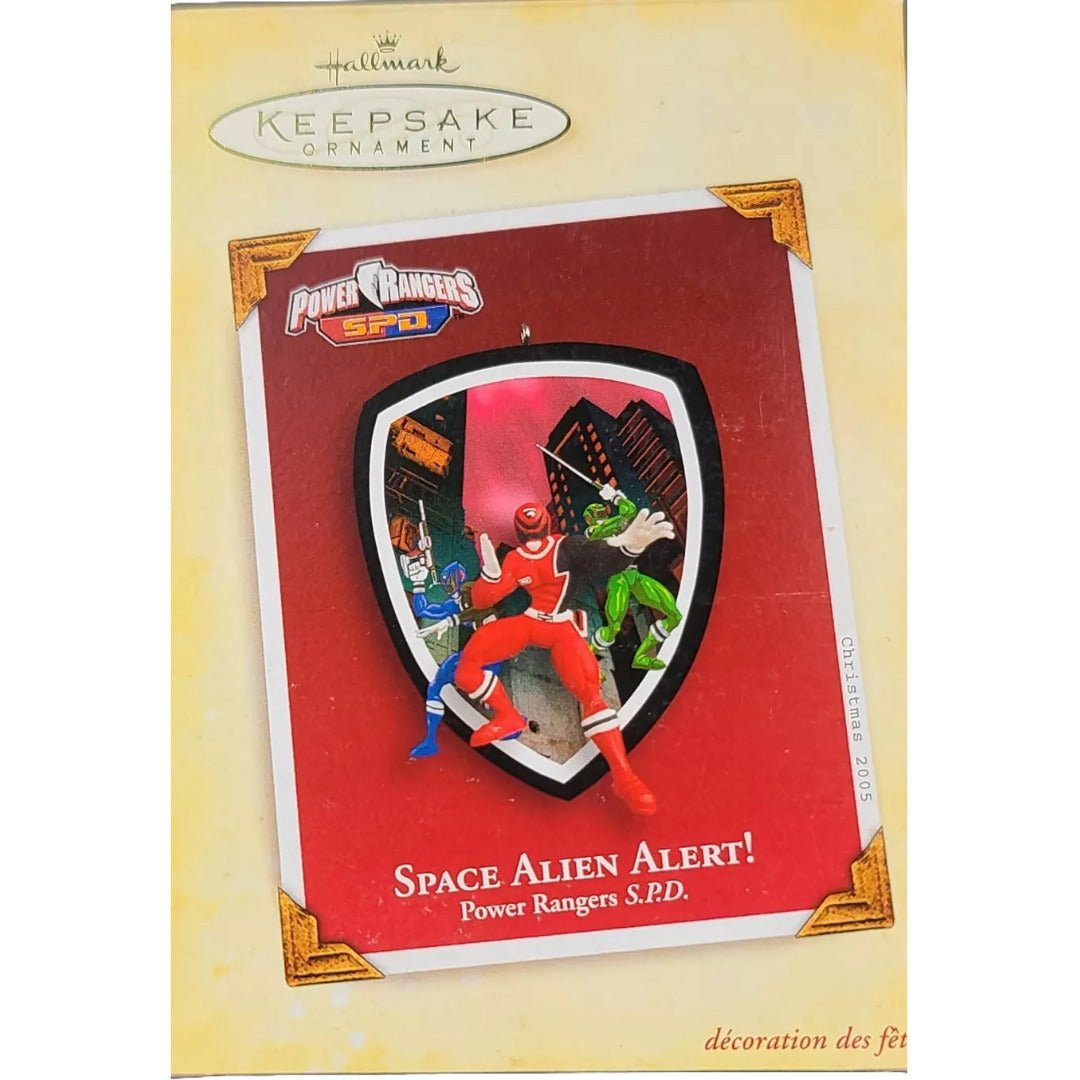 Space Alien Alert! Power Rangers S.P.D. 2005 Keepsake Ornament