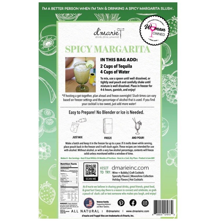 Spicy Margarita Slush Mix 10 oz