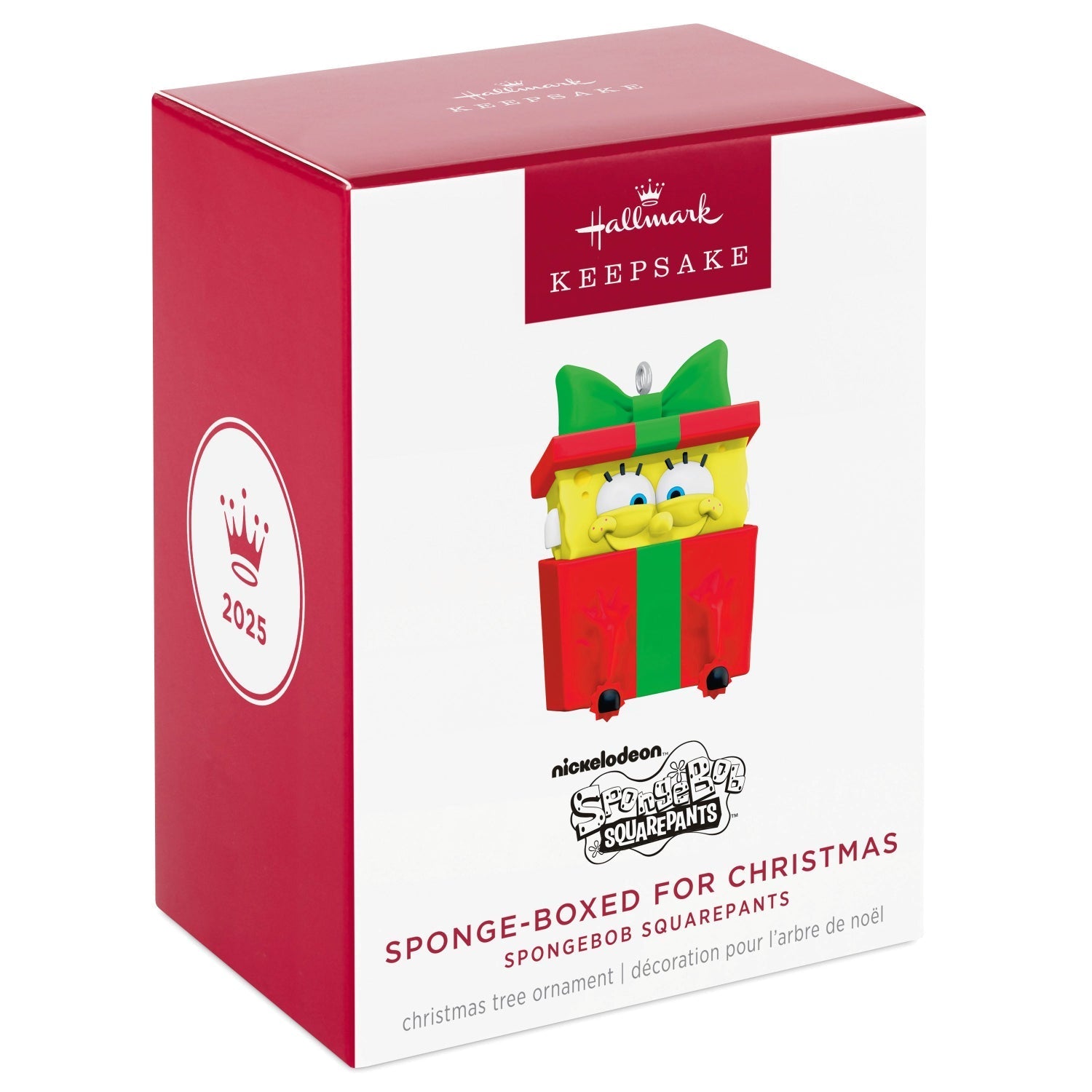 Sponge - Boxed for Christmas SpongeBob SquarePants Nickelodeon 2025 Keepsake Ornament