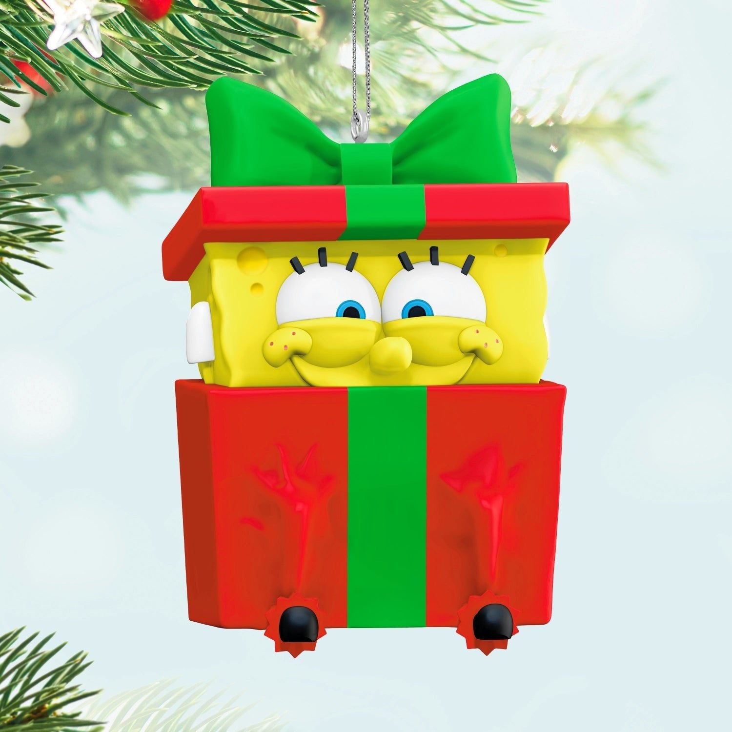 Sponge - Boxed for Christmas SpongeBob SquarePants Nickelodeon 2025 Keepsake Ornament
