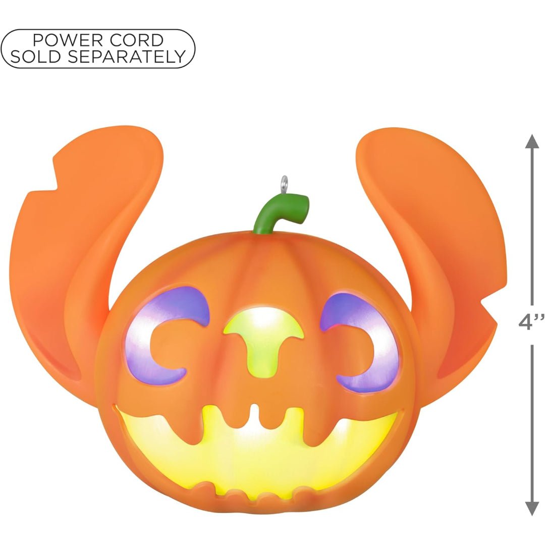 Spooky Stitch Jack - o' - Lantern Disney Lilo & Stitch 2025 Keepsake Ornament