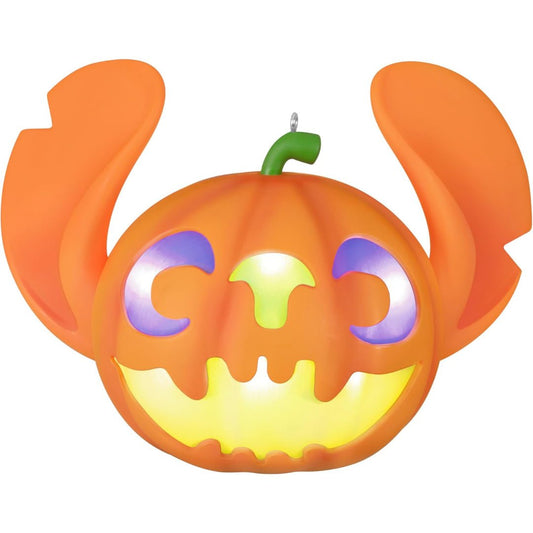 Spooky Stitch Jack - o' - Lantern Disney Lilo & Stitch 2025 Keepsake Ornament
