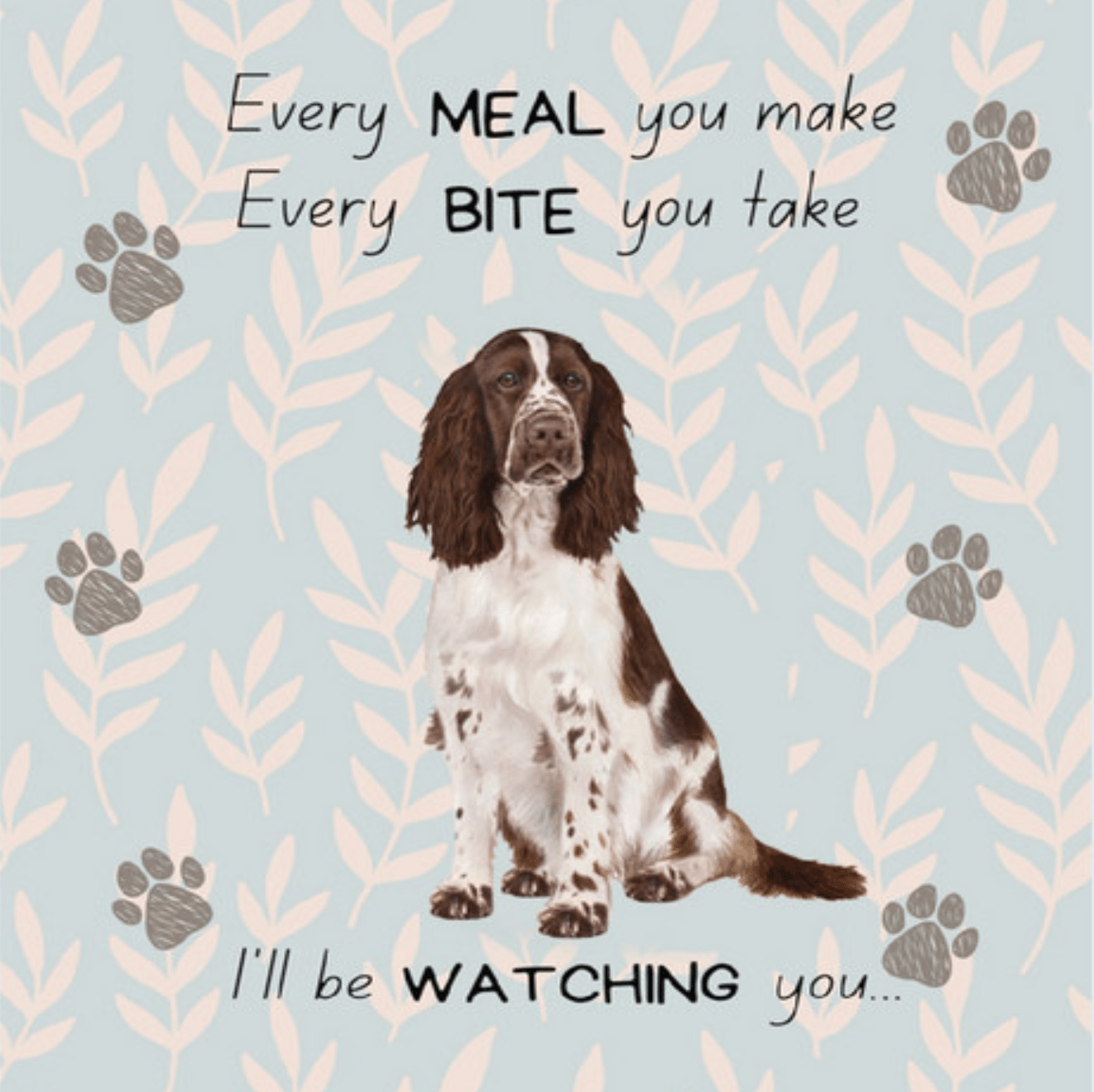 Springer Spaniel Oven Mitt Set