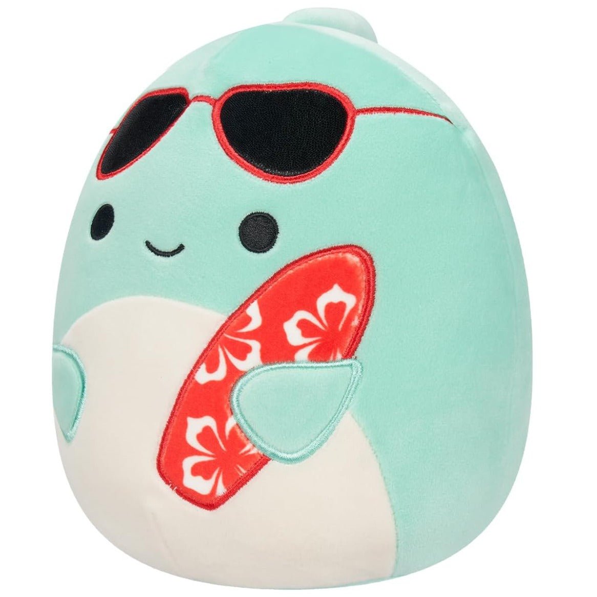 Squishmallow Perry The Dolphin with Surfboard 8"